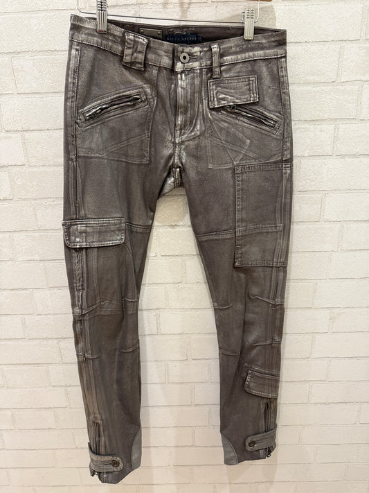 RALPH LAUREN Silver Denim With Pockets / US 27-EU 38
