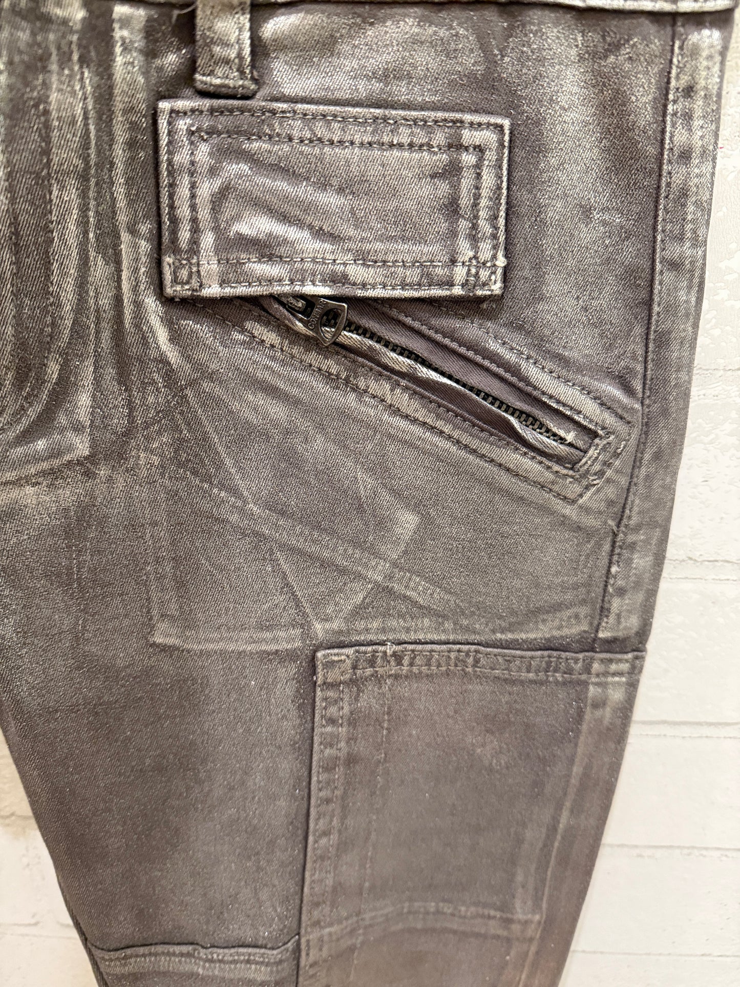 RALPH LAUREN Silver Denim With Pockets / US 27-EU 38