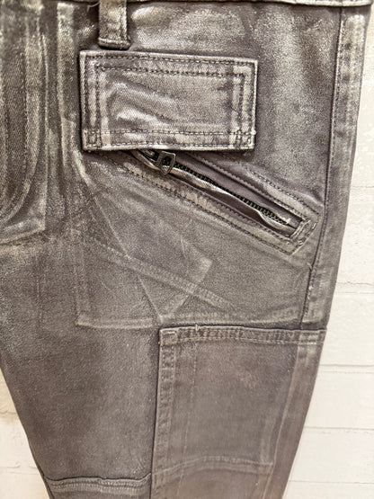 RALPH LAUREN Silver Denim With Pockets / US 27-EU 38
