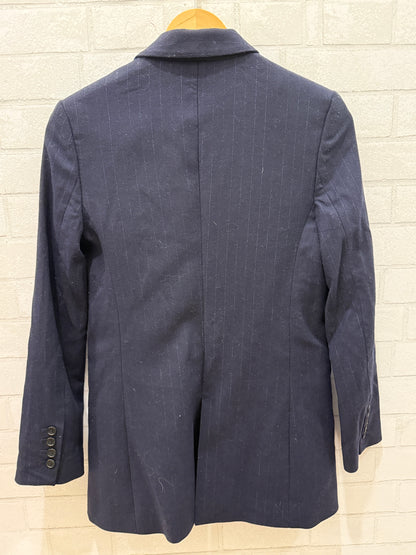 EQUIPMENT LS Wool Blazer with Shiny Stripes/ M