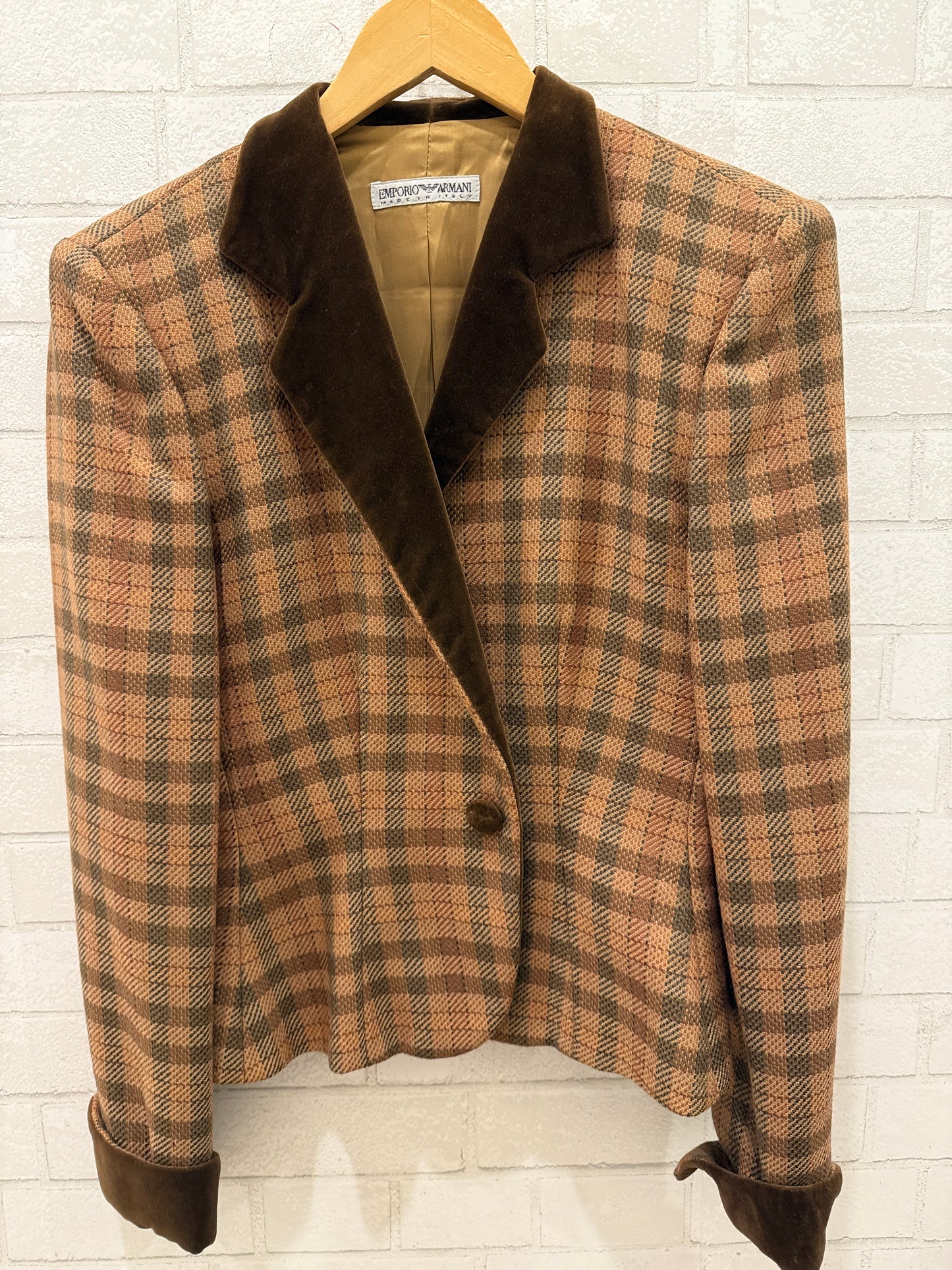 ARMANI Wool Tweed Jacket/ US M-EU38