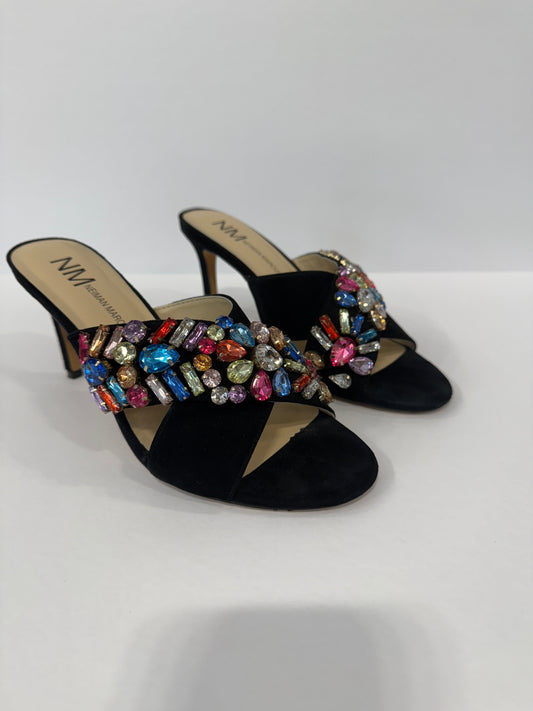 NEIMAN MARCUS Multicolor Crystals Sandals/US 6.5-EU36.5
