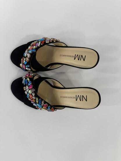 NEIMAN MARCUS Multicolor Crystals Sandals/US 6.5-EU36.5