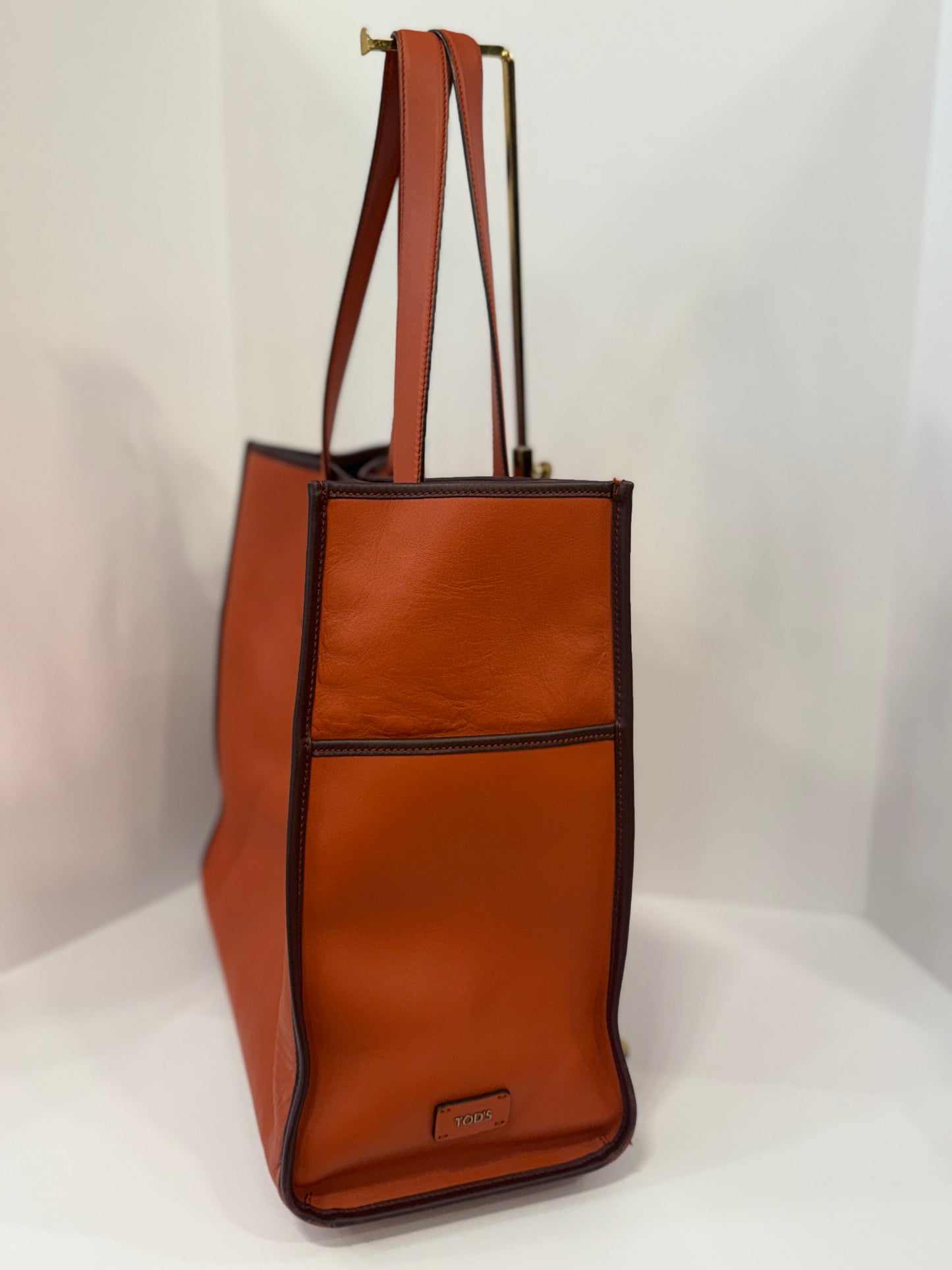 TOD'S Terracota Large Tote Bag / OS