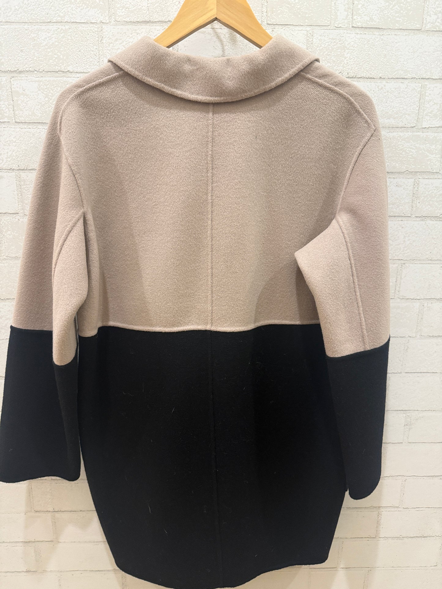 WEEKEND MAXMARA Wool Midi Bicolor Coat/ US XS-EU36
