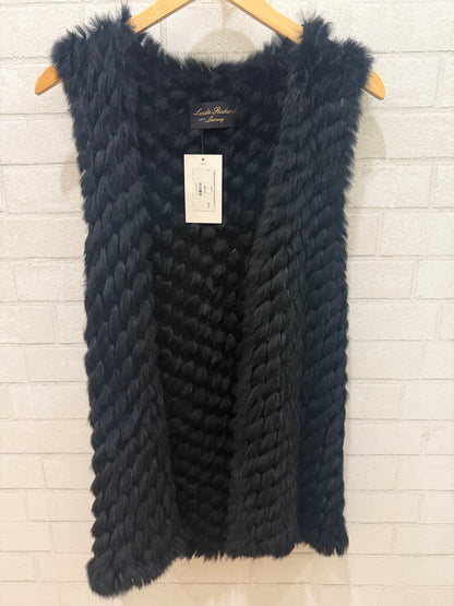 LINDA RICHARDS Sleeveless Rabbit Fur vest / S