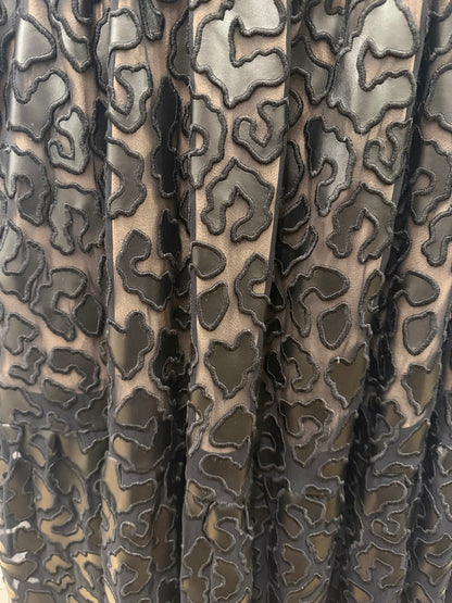 STELLA McCARTNEY Vegan Leather Flared Midi Skirt / L-IT46