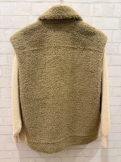 MAJE Faux Fur& Knit Jacket/ US M-EU38