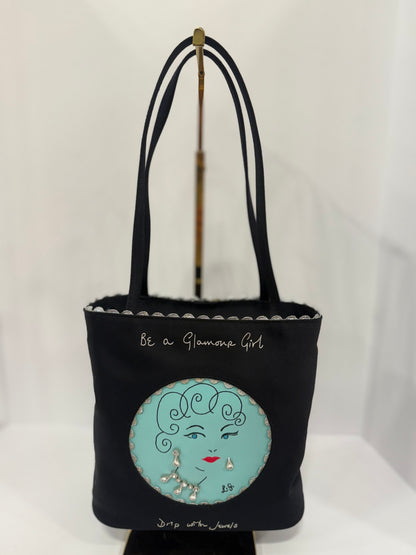 LULU GUINESS Silk Evening Bag/ OS