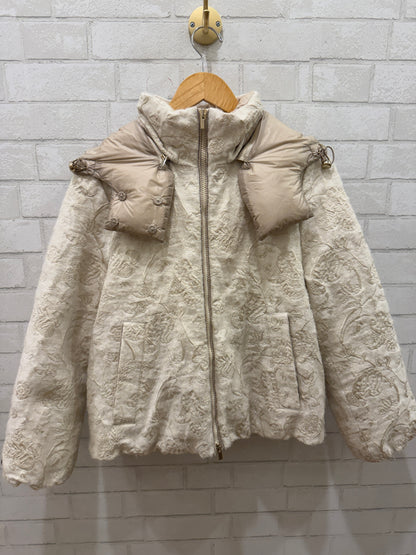 PESERICO LS Embroided  Wool Padded  Down Jacket with Hood/ EU38_S