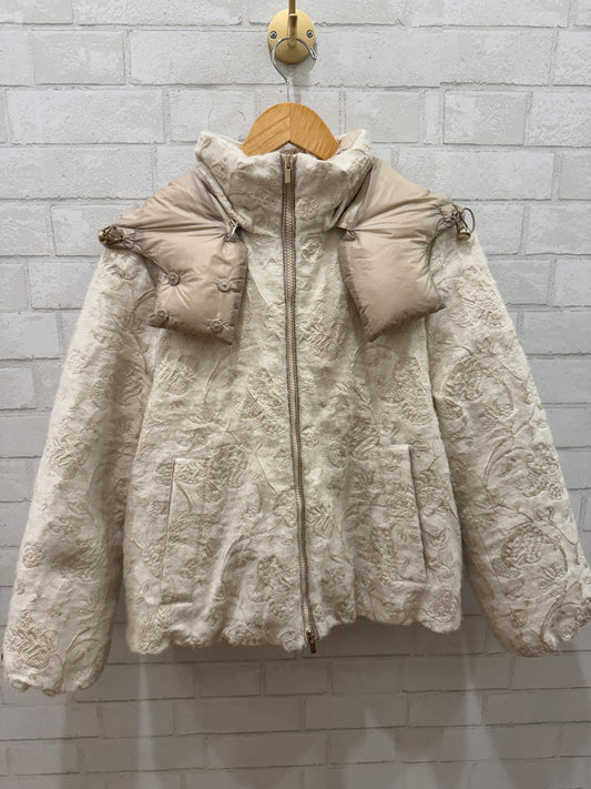 PESERICO LS Embroided  Wool Padded  Down Jacket with Hood/ EU38_S
