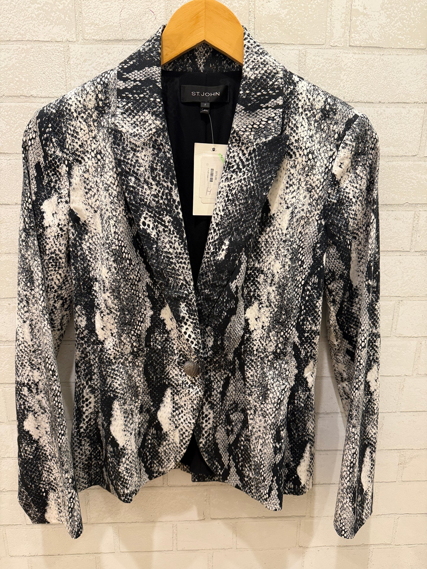 ST JOHN Snake Blazer / XS