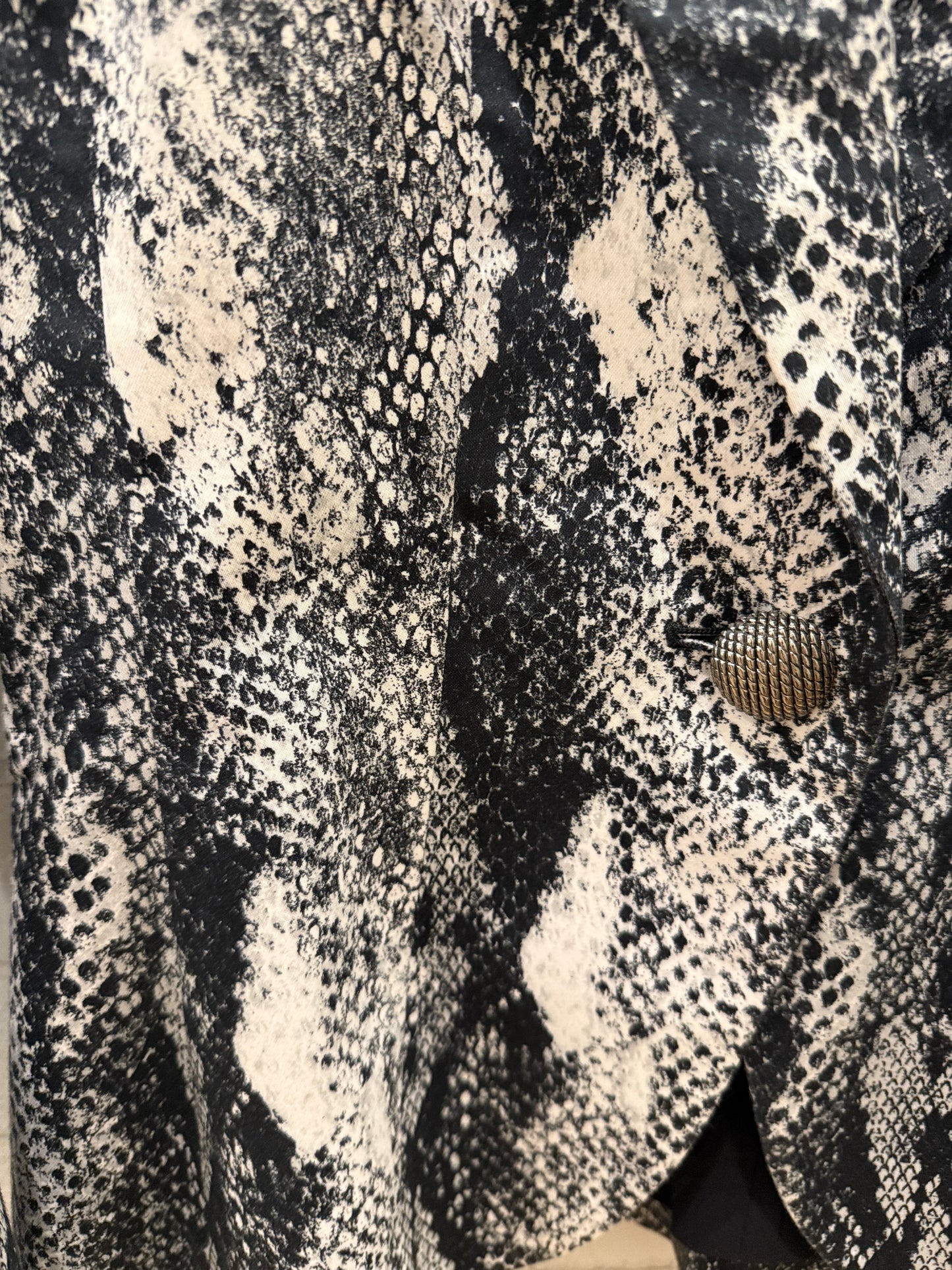 ST JOHN Snake Blazer / XS