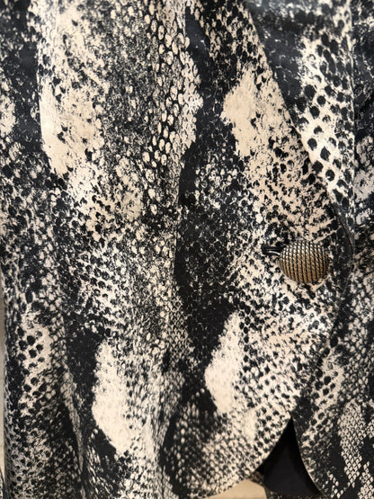 ST JOHN Snake Blazer / XS