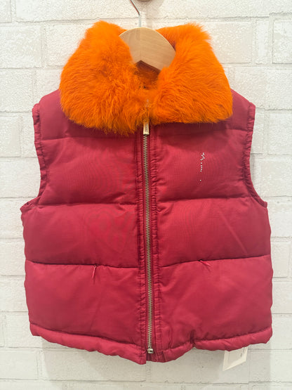MOSCHINO Tank Coat With Fur/ 3Y