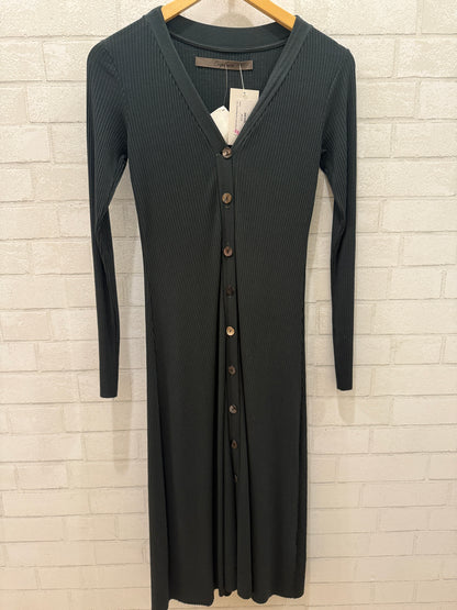 ENZA COSTA NWT Long Ribbed Dress / XS