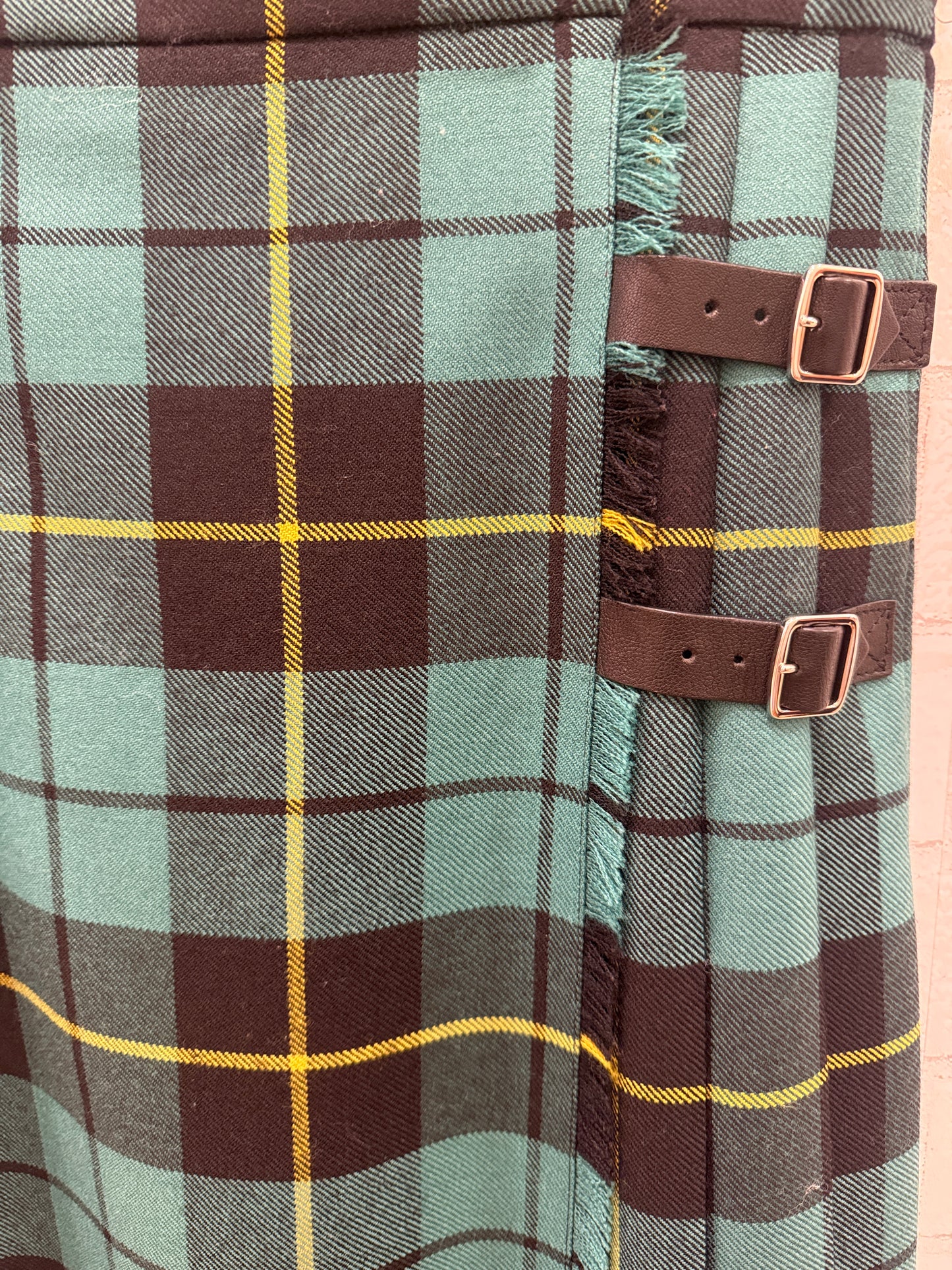 GUCCI NWT Tartan Midi Skirt / S-EU38
