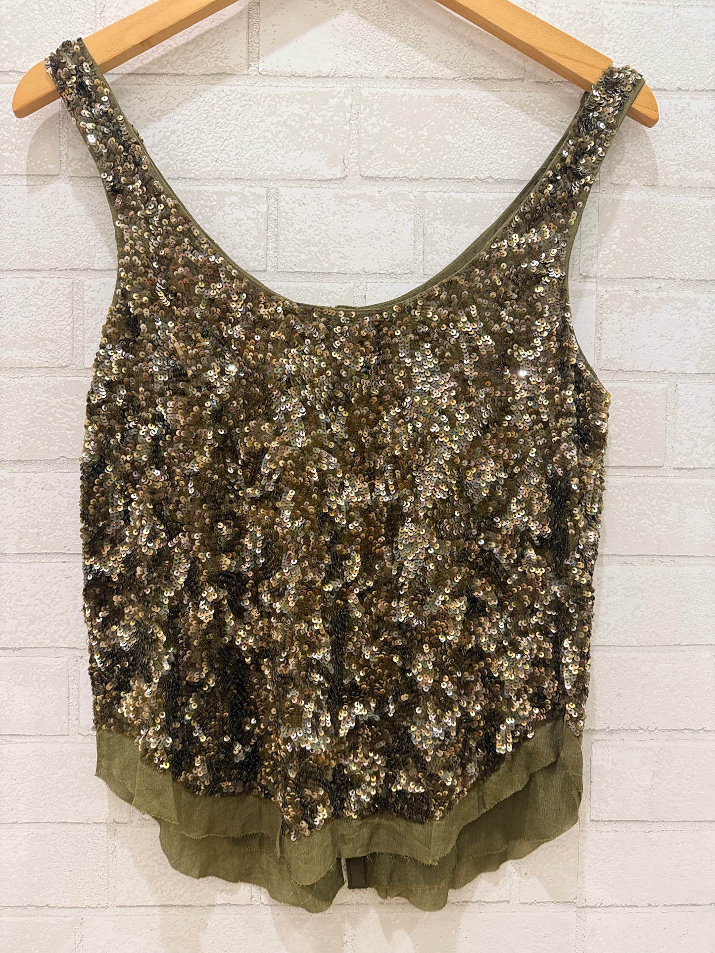 RENZO+KAI Sequin Tank Top/ US S-EU36