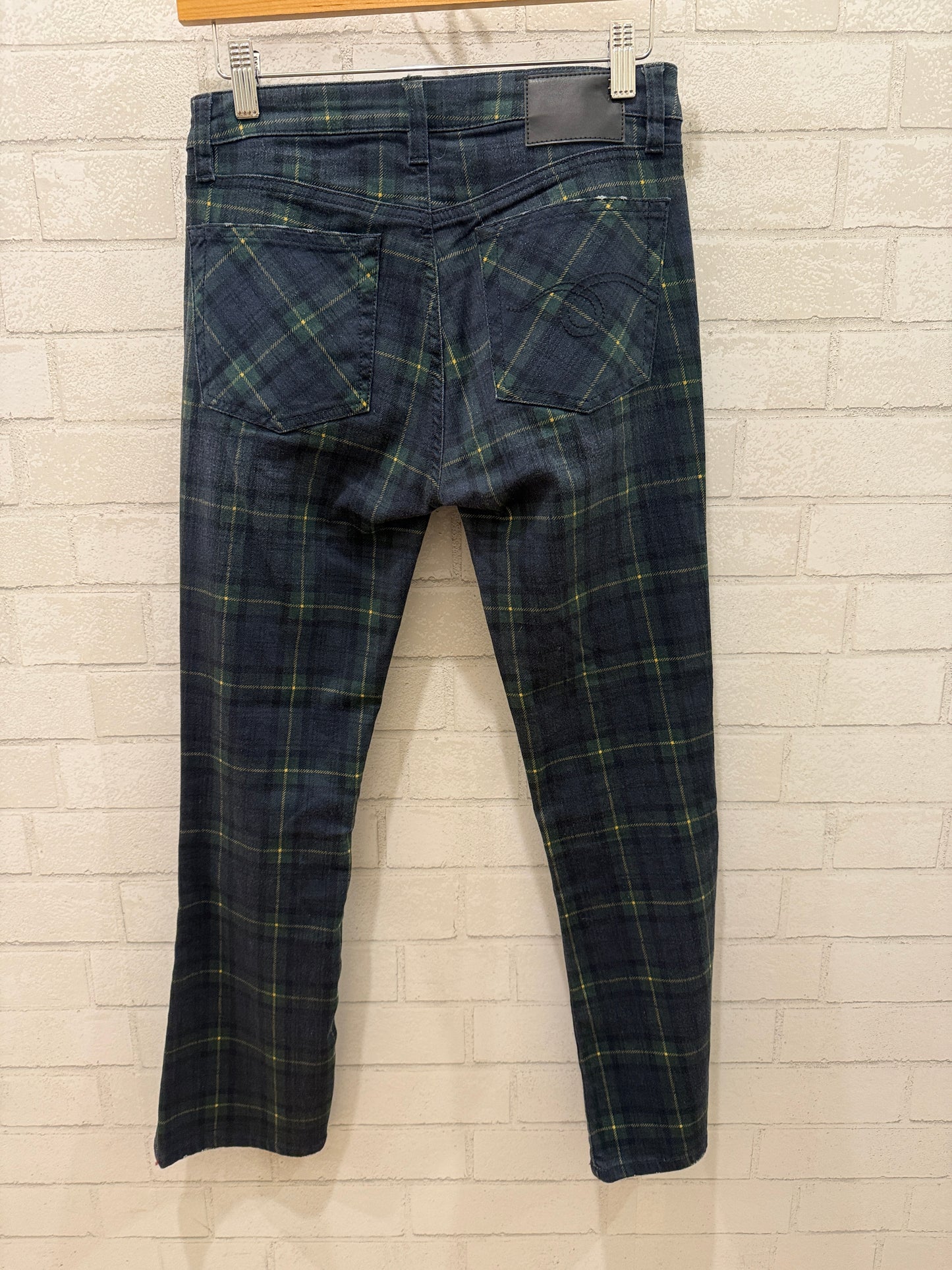 R13 Tartan  StraightJeans/ US26-S