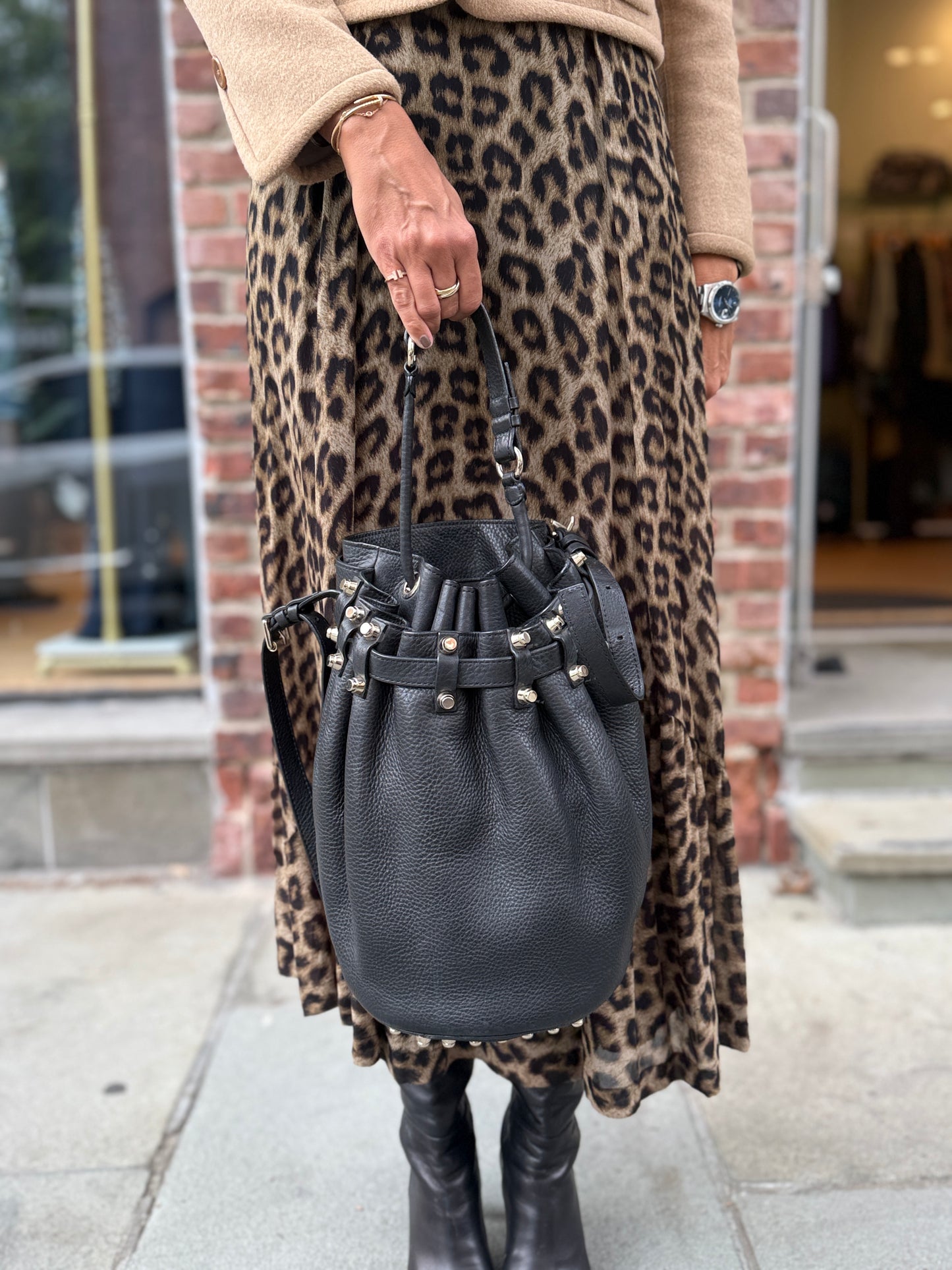 ALEXANDER WANG Shoulder Bag With Nails