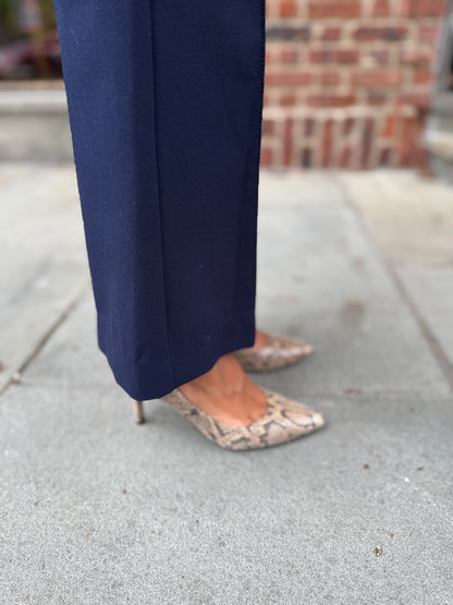 COLE HAAN Snake Leather Pumps/ US 7.5-EU 38