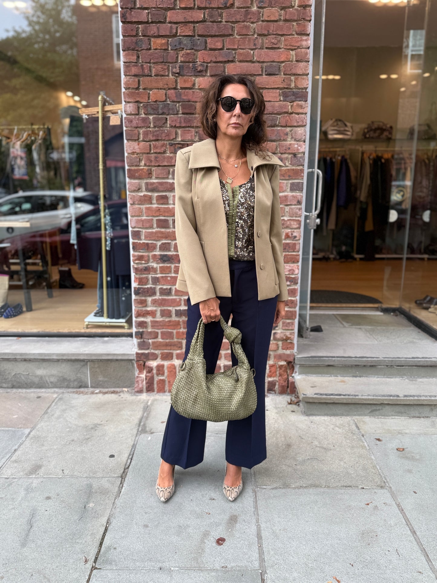 LANVIN Jacket with Removable Collar / S-EU36