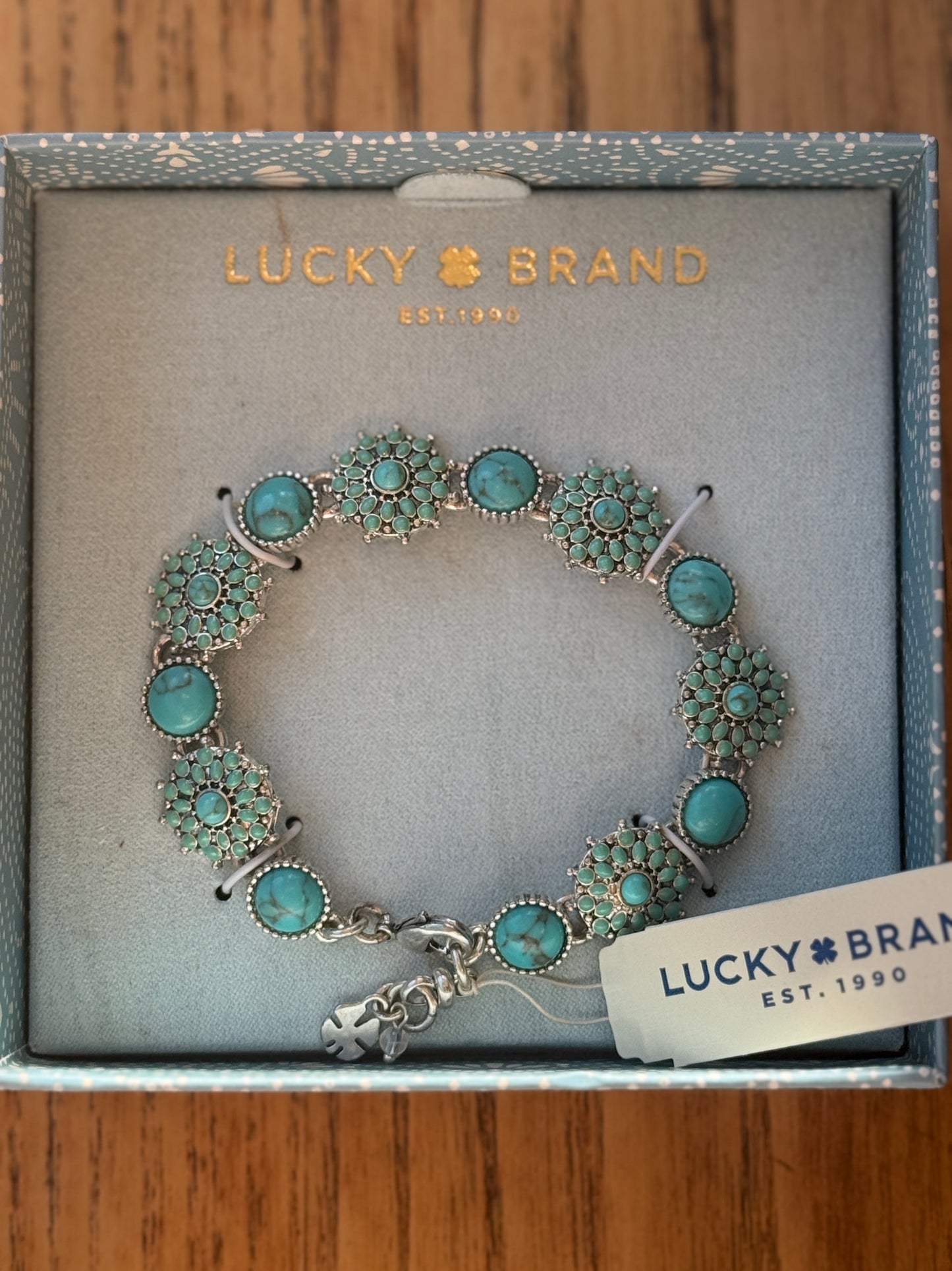 LUCKY BRAND NWT Blue Stones Bracelet