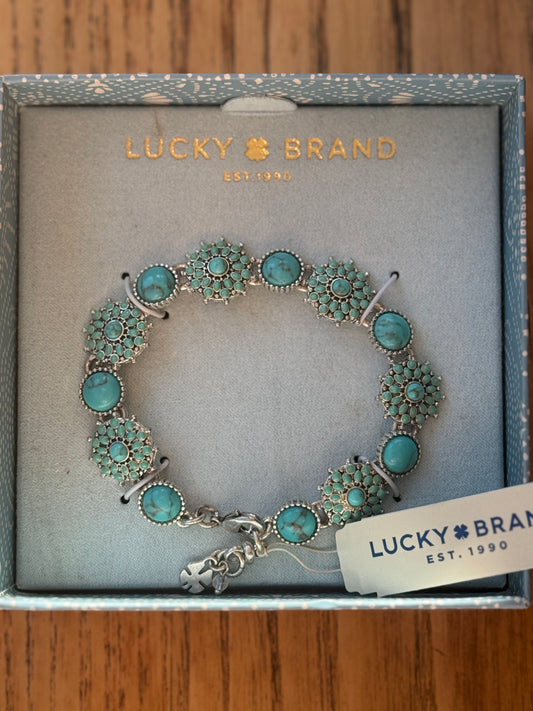 LUCKY BRAND NWT Blue Stones Bracelet