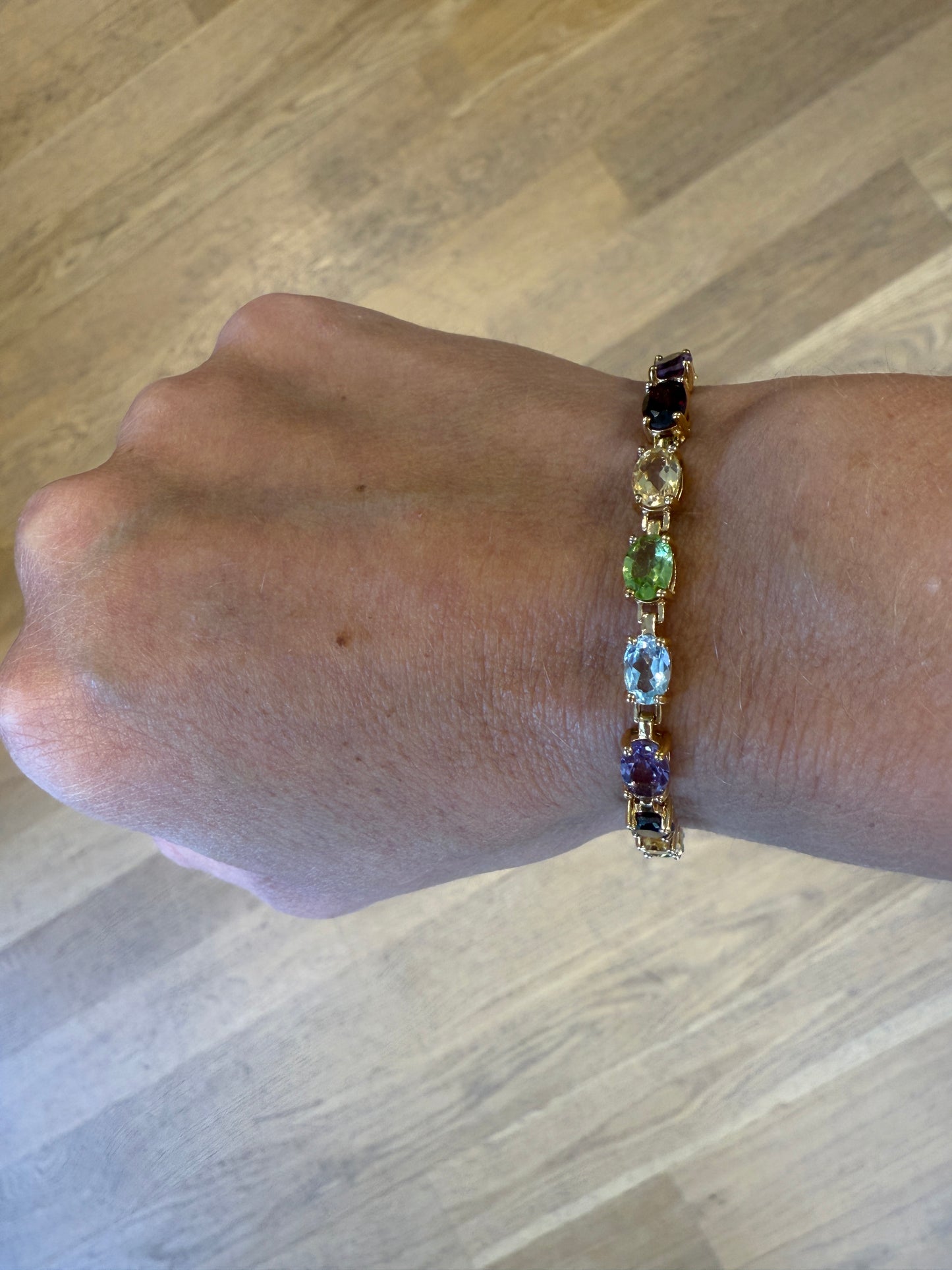 NO BRAND Multi Gemstone Bracelet