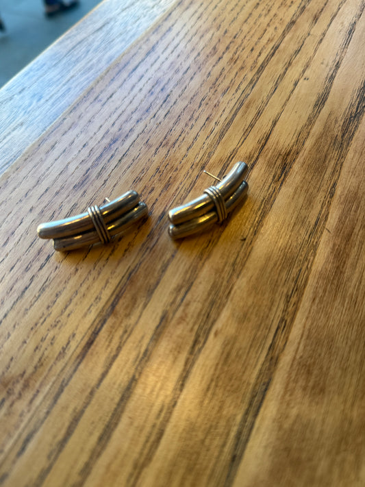 NO BRAND Pendant Silver Earrings