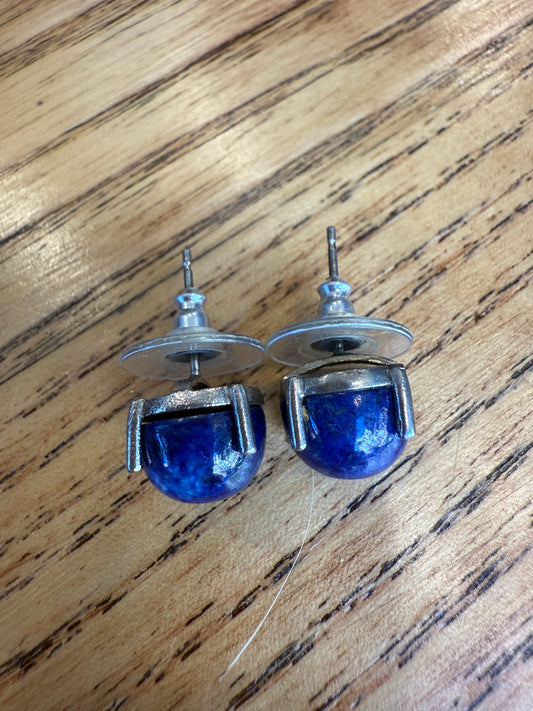 NO BRAND Blue Stone Earrings / OS