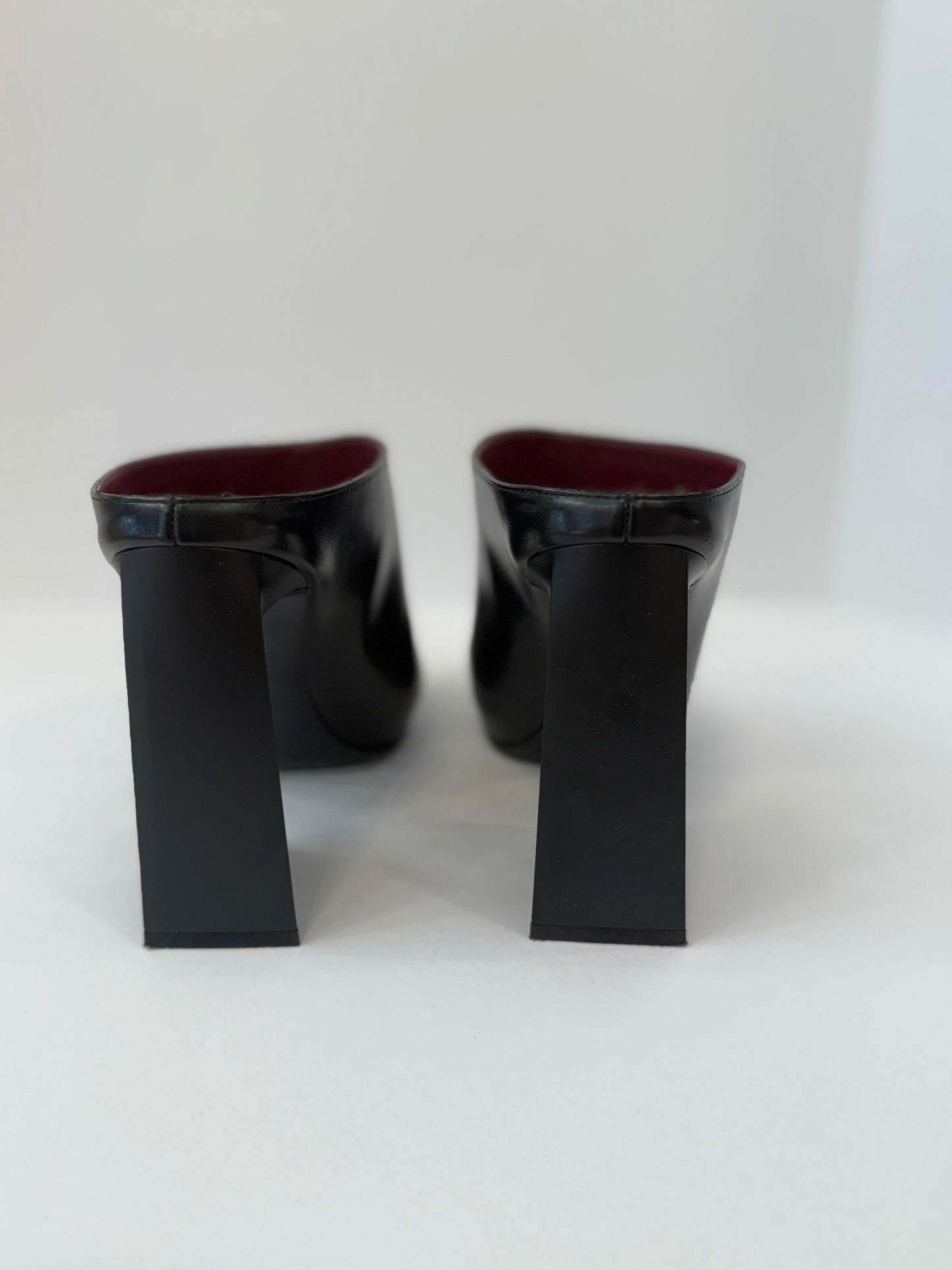 STELLA MCCARTNEY Block-Heel Mules / US8.5-EU39