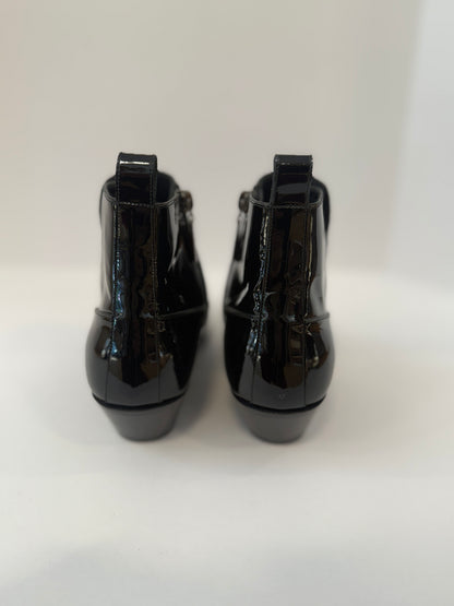 YVES SAINT LAURENT NWT Belle Button Patent Ankle Boots/ EU36.5-US6.5