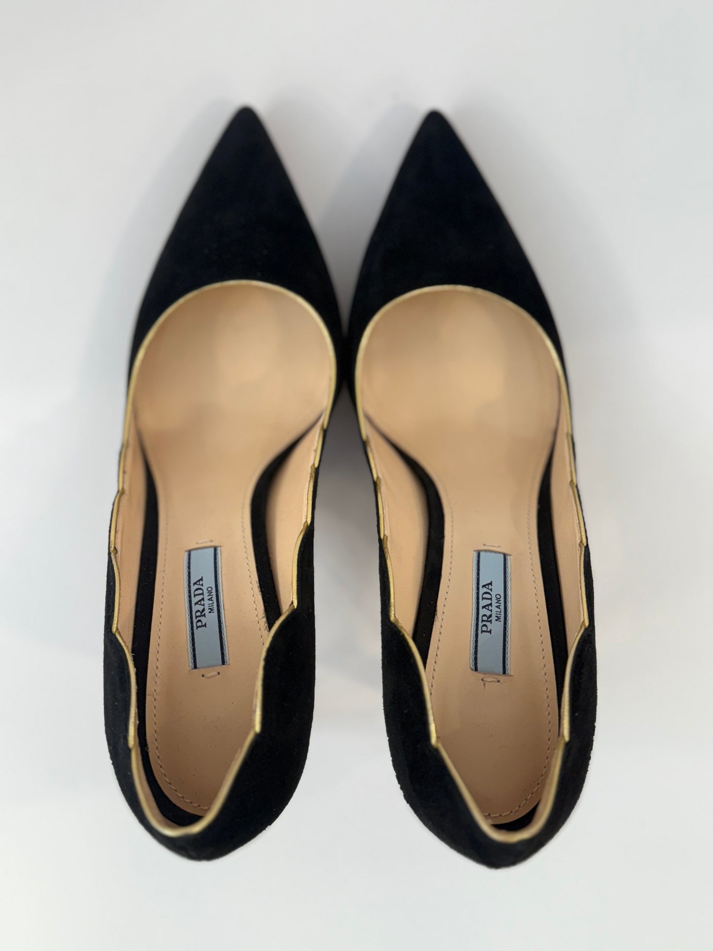 PRADA Pointed Suede HHeels Pumps/ EU39.5-US9