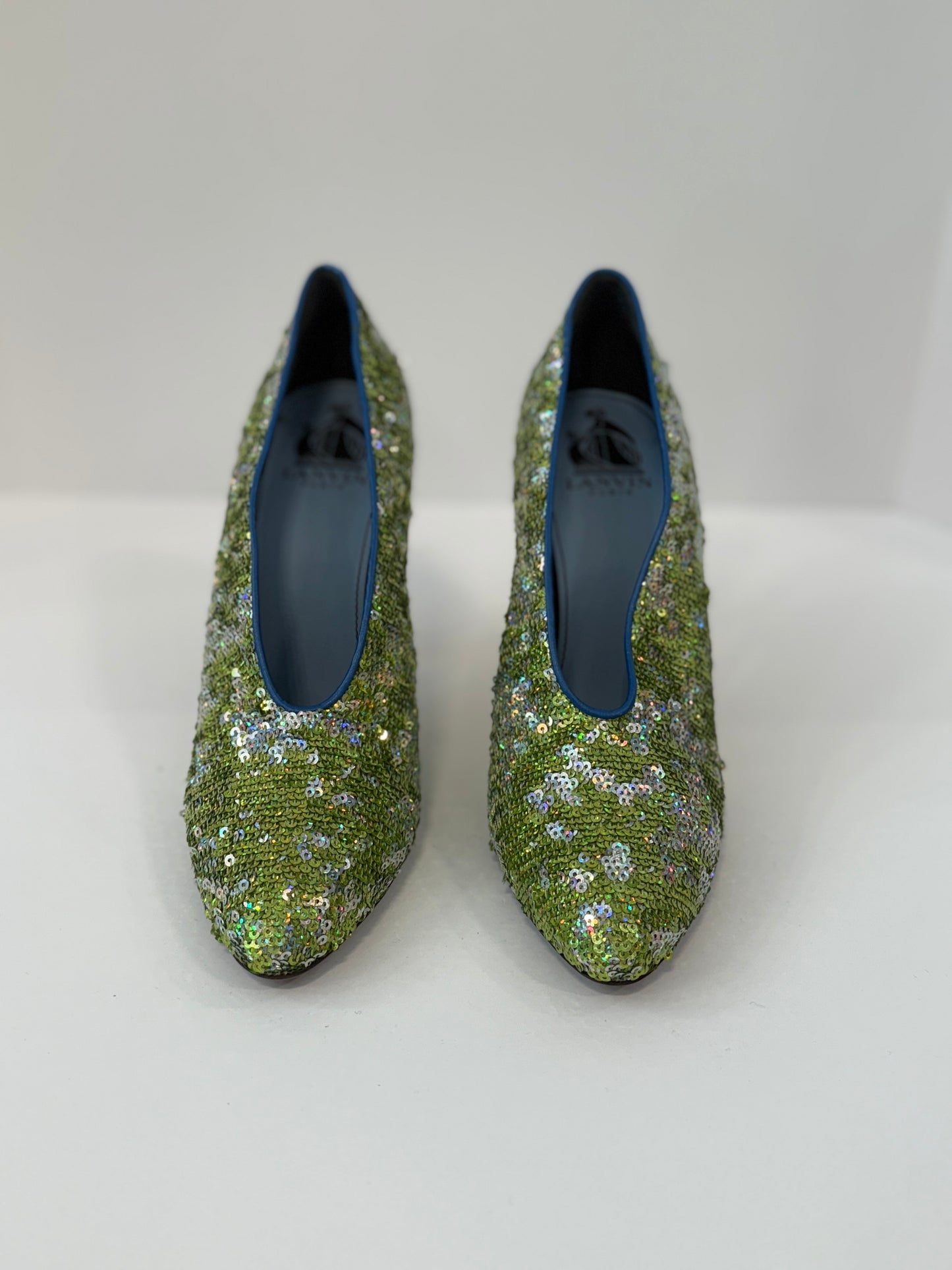 LANVIN Sequin High Heels Pumps / US8-EU38.5