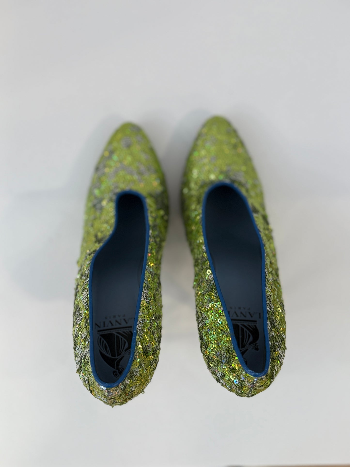 LANVIN Sequin High Heels Pumps / US8-EU38.5