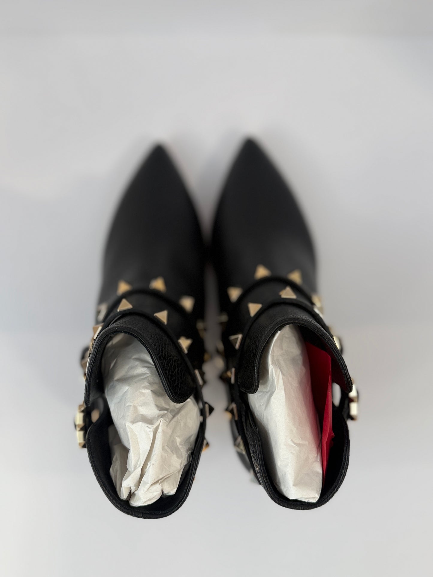 VALENTINO NWT Leather Rockstud Low Boots/ EU36-US6