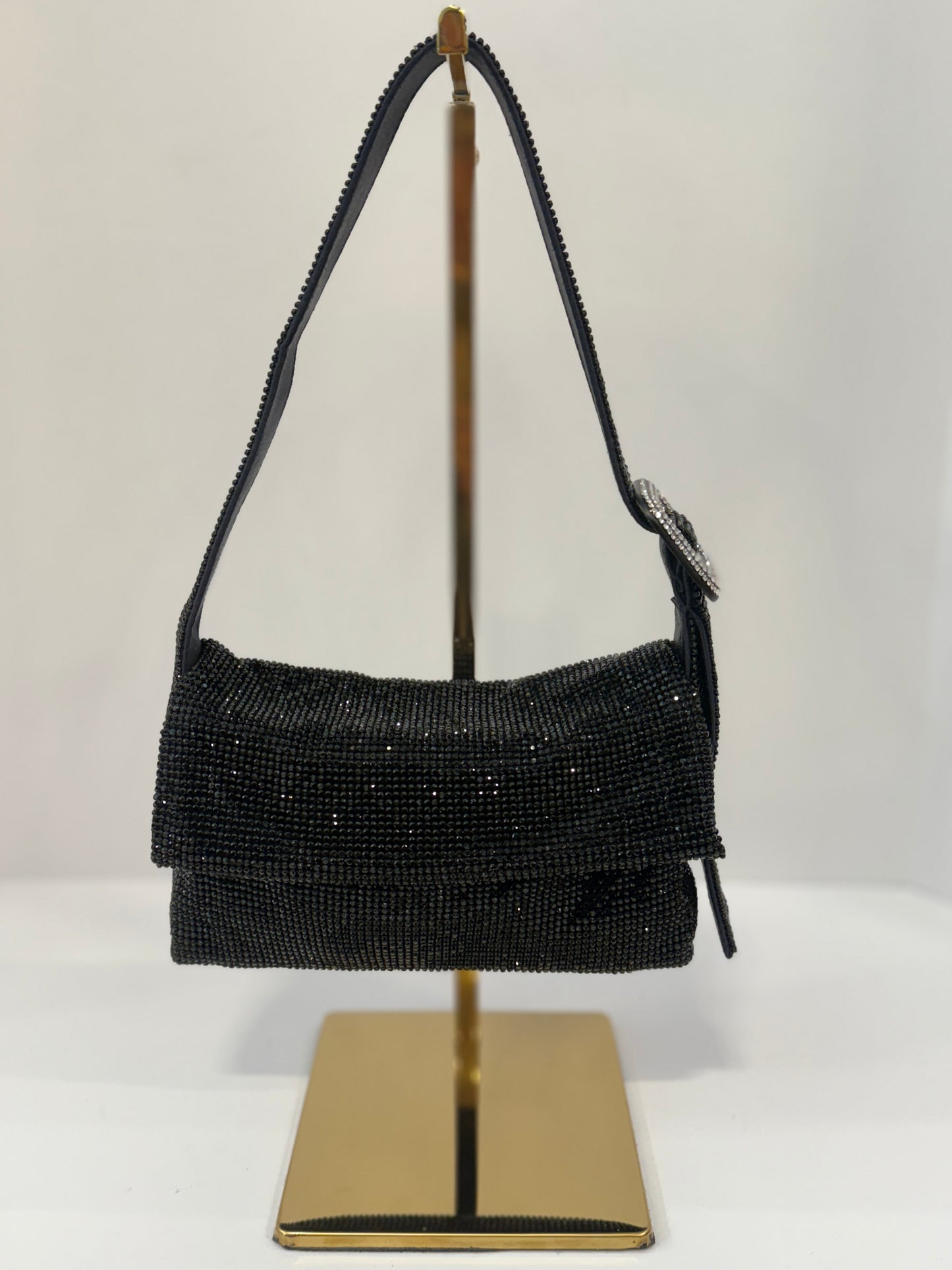 BENEDETTA BRUZZICHES NWT Vitty Crystal  Embellished Bag/ OS