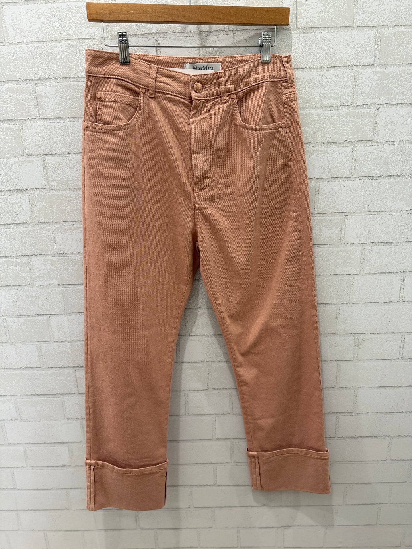 MAX MARA Salmon Straight Leg Jeans / M