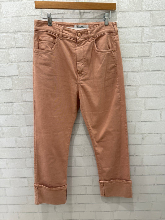 MAX MARA Salmon Straight Leg Jeans / M