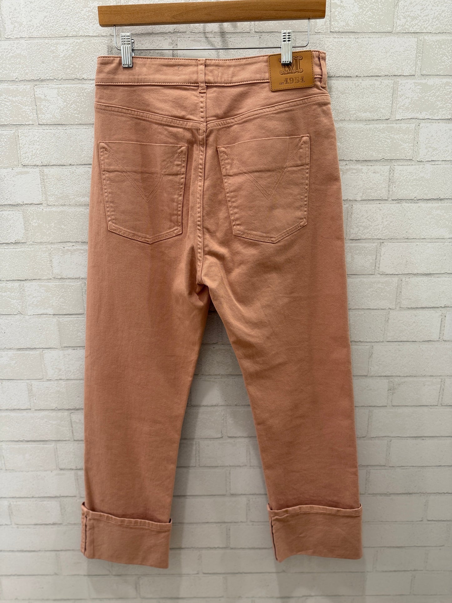 MAX MARA Salmon Straight Leg Jeans / M