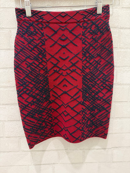 BCBG MAXAZRIA Printed Top + Skirt Set/ USS-EU36