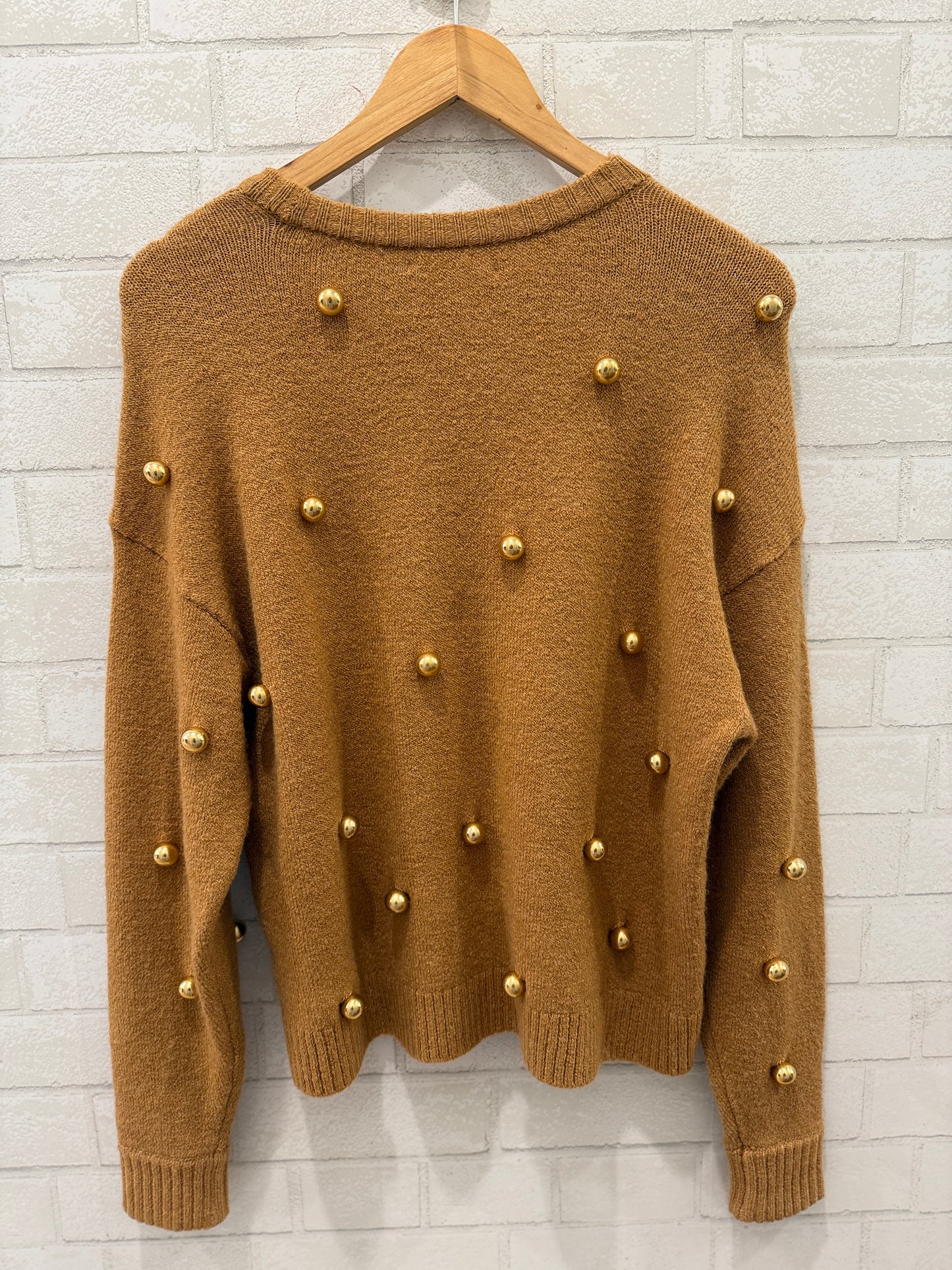 ALICE+OLIVIA NWT Sweater With Gold Balls / XS-EU34