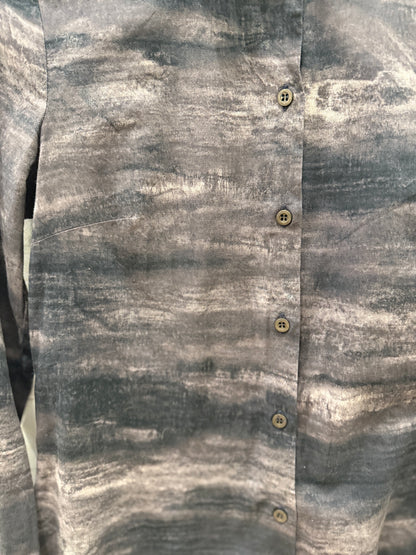 MIUMIU printed button down Shirt / M - IT42
