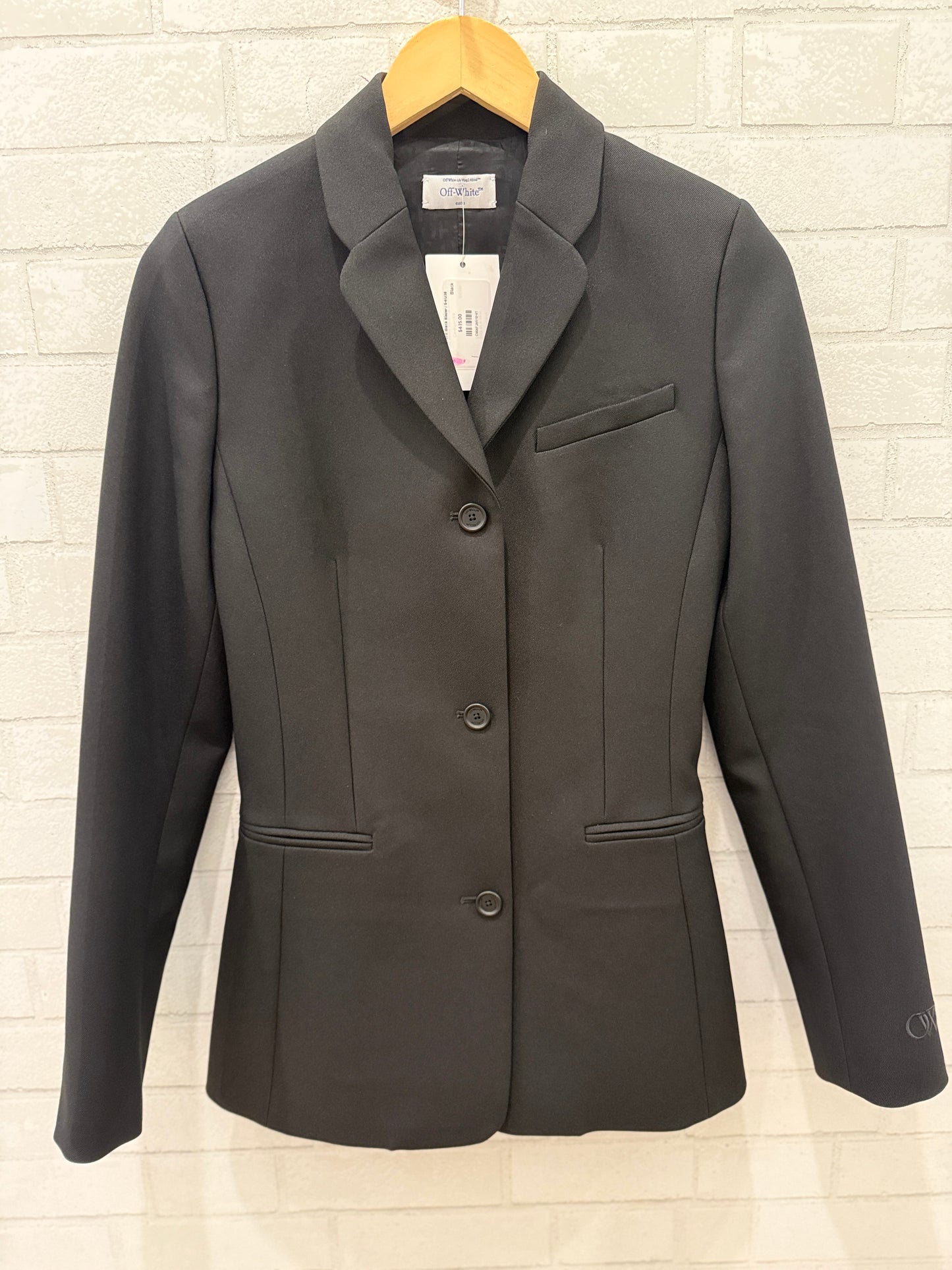 OFF-WHITE Black Blazer / S-EU38