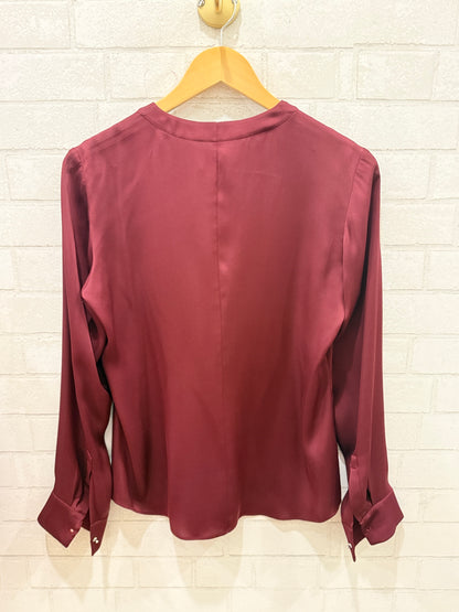 BOSS Silk LS Blouse/ US6-M