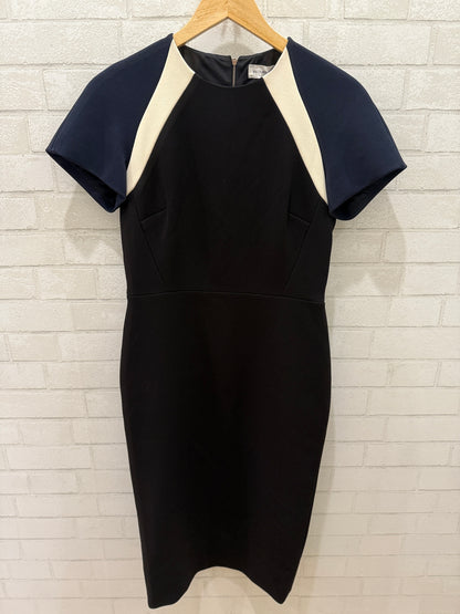 VICTORIA BECKAM NWT Crepepaneled Ponte Midi Dress/US10-L