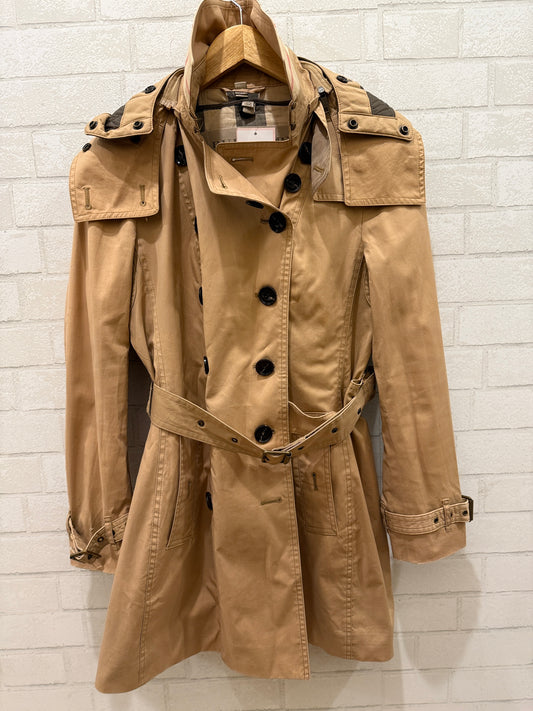 BURBERRY Trench Coat With Hood/ US M-EU38