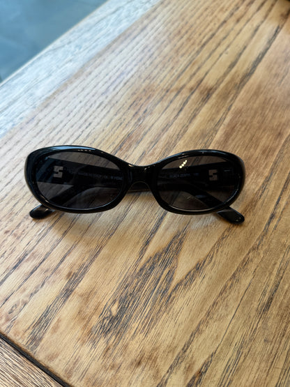 FENDI  Vintage FS 197 Black Zebra Sunglasses/OS