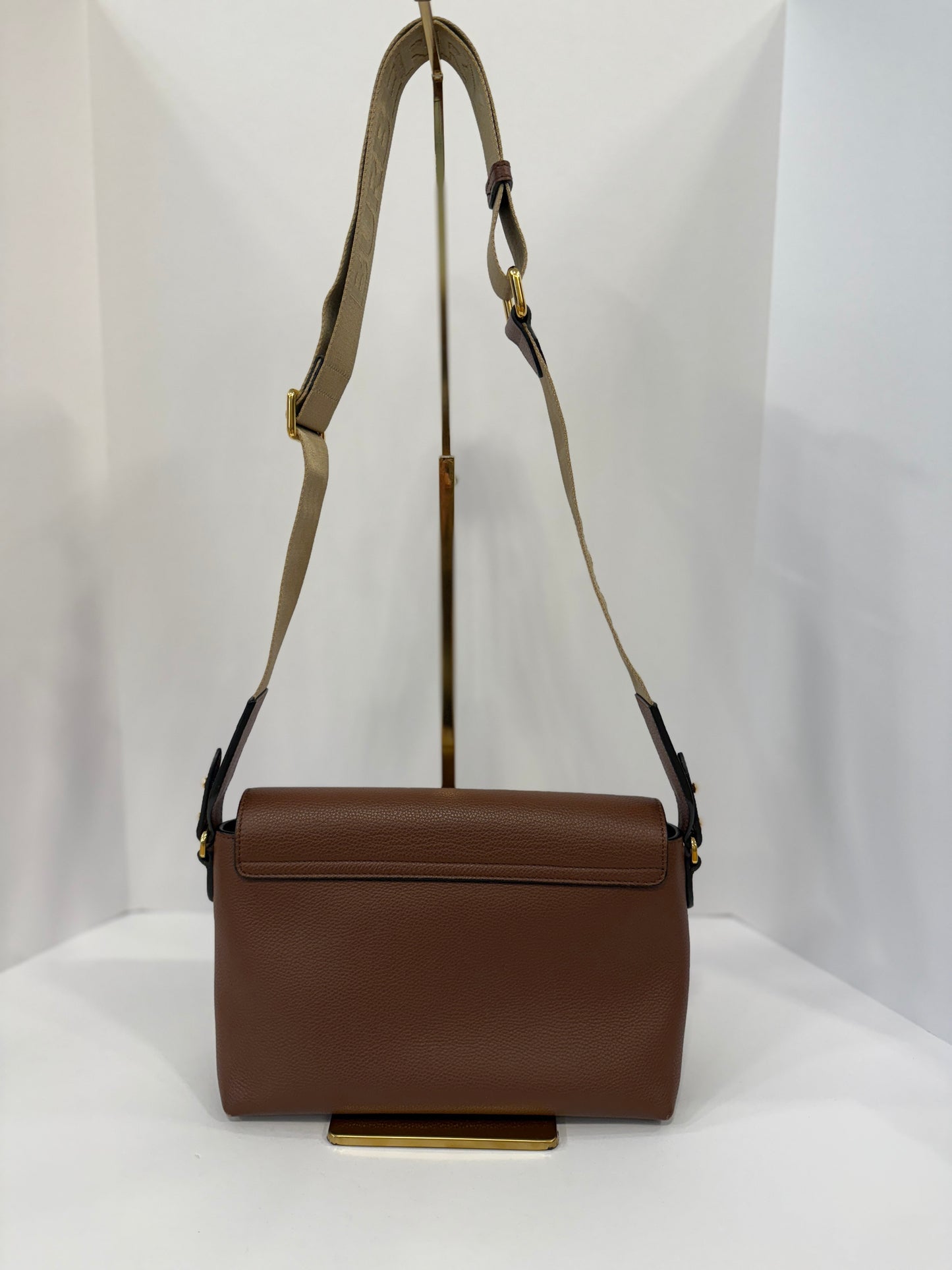 BURBERRY Note Calfskin Leather Vintage Crossbody Bag/OS